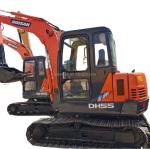 Korea Used Mini Excavator Doosan DH55 5ton Hydraulic Crawler Excavator for Sale