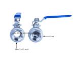 2 PC 3/8 Inch Ball Manifold Valve Male To Female Stainless Steel
