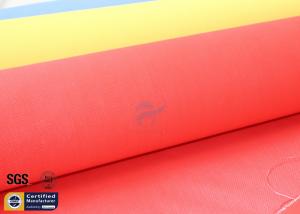 China Fiberglass Fire Blanket 490GSM Red Acrylic Fabric Roll Welding Safety Insulation wholesale