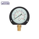 75mm Flange Type Economy Pressure Gauge Kg And Psi Bottom Mount