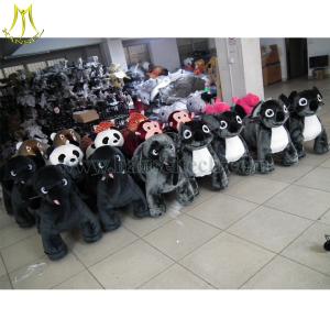 China Hansel 2016 high quality coin operated ride on costumes 12 volt ride on toys style plush animal electric scooter wholesale