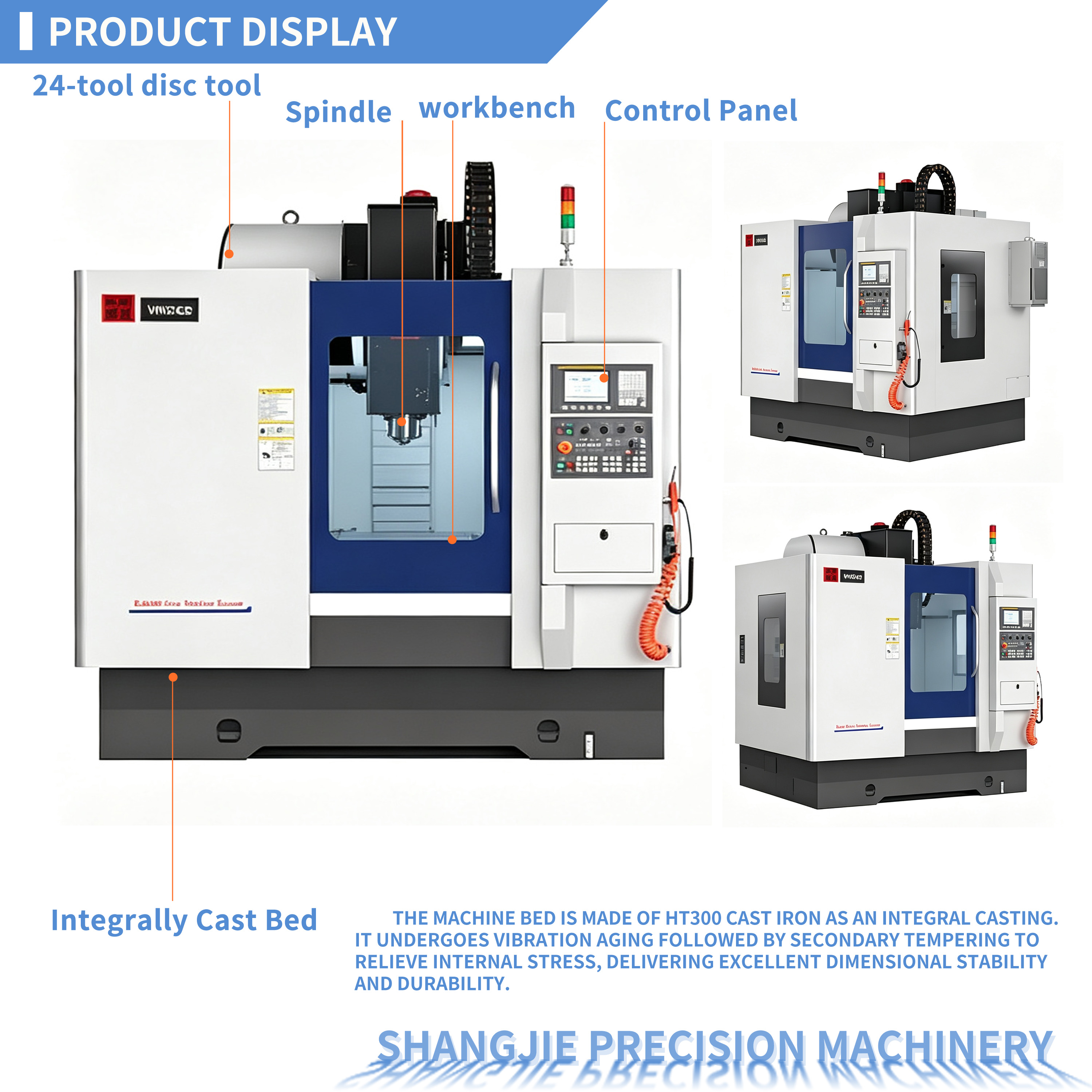 GS-2012 Ganty-type Machine High Precision 3 Axis