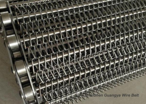 Quality Stainless Steel Chain Mesh Conveyor Belt Lifting G80 Argon Welding Simple Design for sale