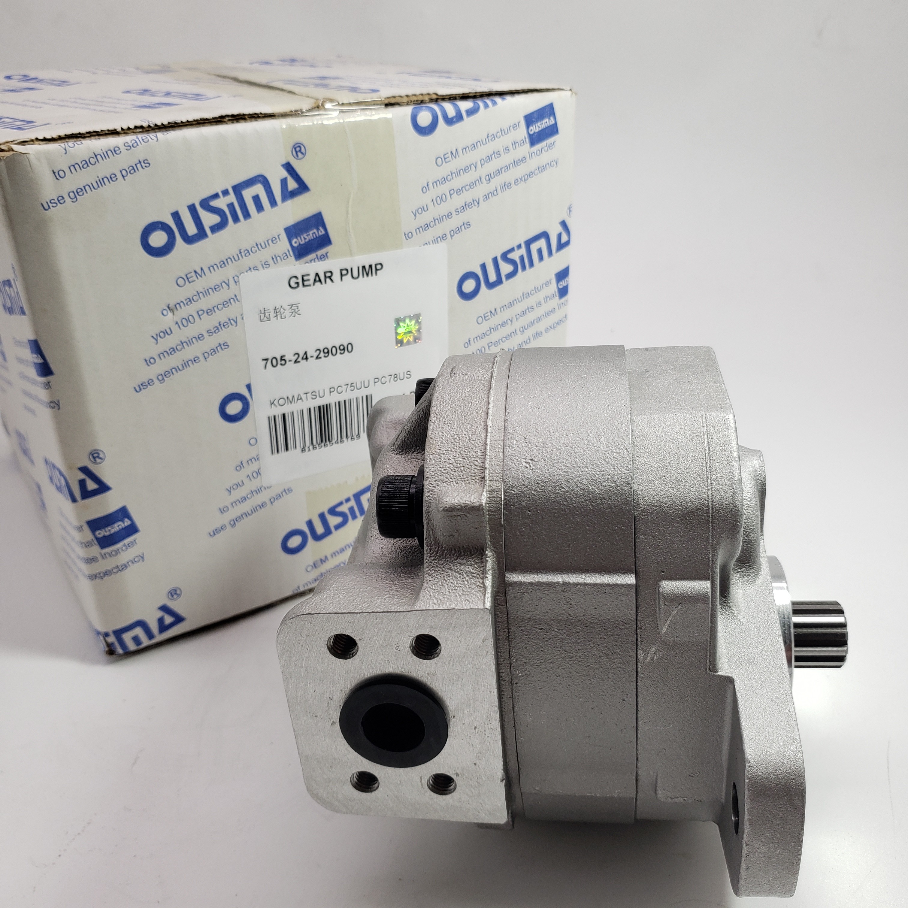 Gear Pump 705-24-29090 For KOMATSU PC75UD PC75UU PC78US