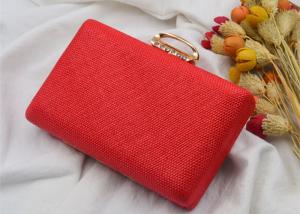 China Summer Female Party Wedding Evening Clutch Bags , Ladies Clutch Bags With Ring Clasp wholesale