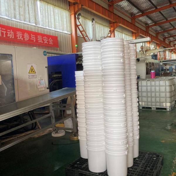 Blue 8-15L Plastic Pail Tamper Proof Easy Opening Pail Suitable for Various Uses