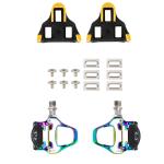 KOOTU Colorful Clipless Pedals Road Bike Pedals SPD Lock Pedals