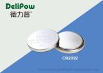 Customized Voltage / Size Button Cell Battery CR2032 High Capacity