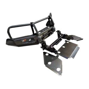 China 2pcs Powder Coated Car Body Kit for Toyota Tacoma Front Bumper Rear Bumper Protection wholesale