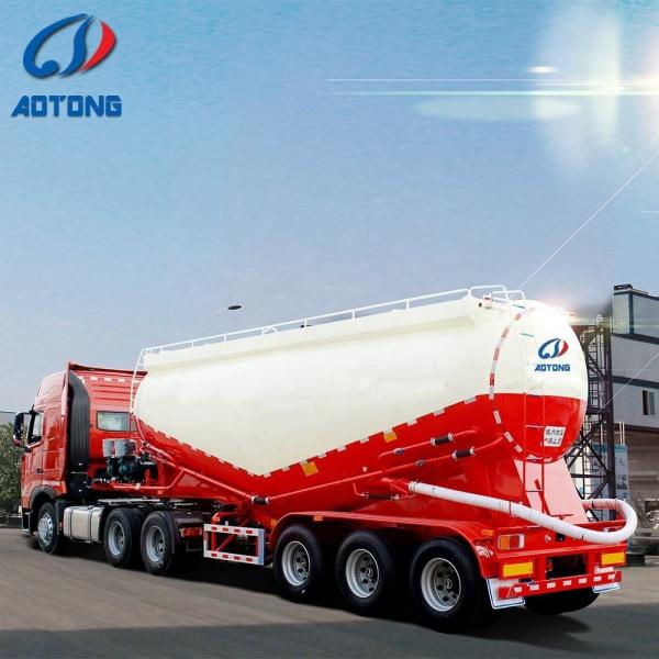 Second Hand 50ton 3 Axle Cement Bulker Trailer for Bulk Powder Tank Semi