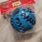 Dog Chew Toy BallsPet Food Feeder Chew Tooth Cleaning Ball Durable Soft Bite