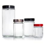 Heat Resistance Round 45ml 5Oz 6Oz 8Oz Hermetic Glass Storage Jar Food Storage