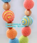 Amigurumi funny toy Nursing necklace Breastfeeding necklace teething toy
