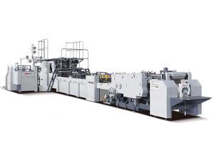 China 3T Kraft Paper Bag Bottom Gluing Machine 60 Bags - 80 Bags Per Min wholesale
