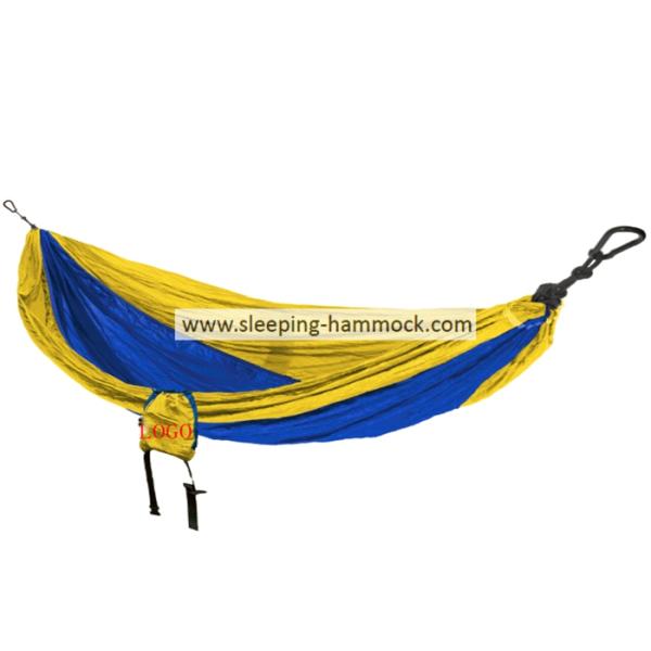 Anti Fade Double Sleeping Hammock Made From Parachute Material , Portable Backpack Hammock