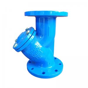 China Flange Ends Plumbing Ductile Iron Y Strainer PN10 PN16 on sale