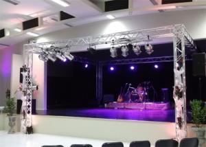 China Anti Oxidation Aluminum Truss Frame , Fashion Show Aluminum Stage Truss System wholesale