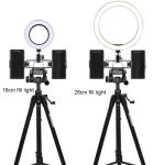 Aluminum 1850mm Beauty Fill Light With Tripod Stand
