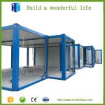 prefabricated modern expandable living container camp house prices