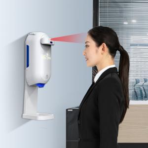 China Wall Mounted Foam Spray Alcohol Gel Dispenser Automatic Touchless Liquid Hand Sanitizer Dispenser wholesale