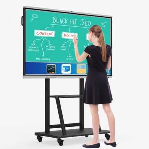 China Ultra HD Smart Electronic Whiteboard IR Touch Smart Interactive White Board 75 Inch on sale