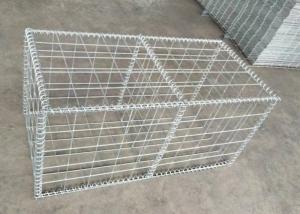 China Flood Barrier Fence 6mm Welded Gabion Box Square Hole Galvanized wholesale