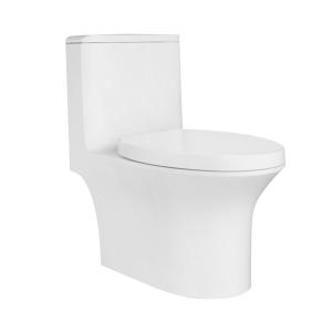 China Siphonic One Piece Toilets , Ceramic Sanitary Ware Toilet Bowl S Trap P Trap wholesale