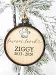 Personalized Dog Cat Pet Memorial Ornament Baltic Birch Wood Layered
