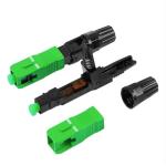 Blue Fiber Optic Connectors No Epoxy Or Polishing Required Free Sample