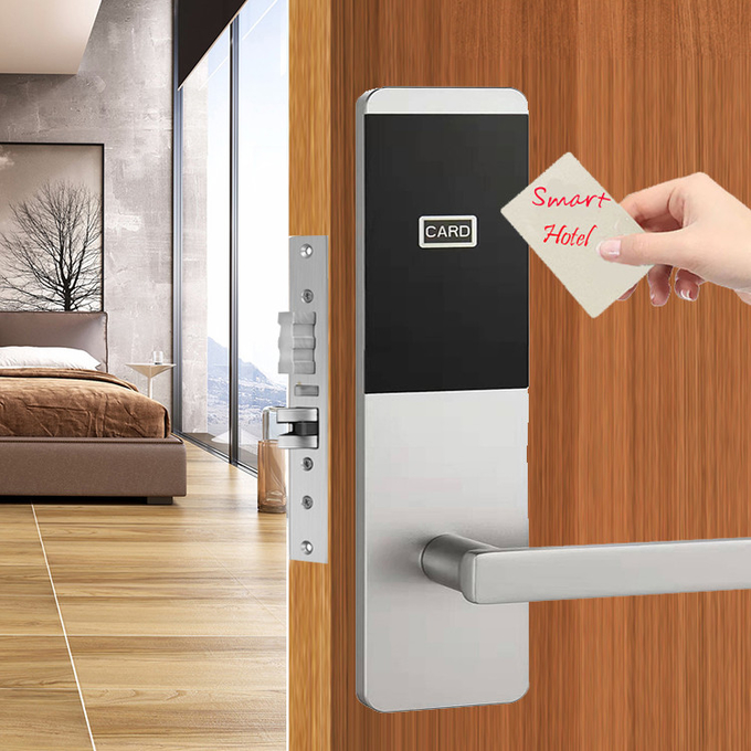 High Grade Hotel Door Lock System Key Card Door Lock for 38-48 Thickness Door
