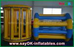 Inflatable Water Tunnel Yellow / Blue Funny Rolling Inflatable Water Toys