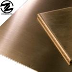 195 MPa Ultimate Strength Round Pure Brass Copper Plate Electrolytic Copper