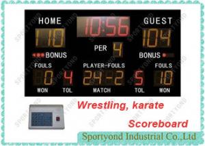 China Wrestling / Karate Led Scoreboards, Multisport Scoreboard for basketball,Netball,handball,volleyball, Wrestling, karate wholesale