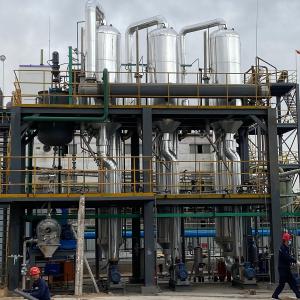China Energy-saving Multiple-effect Evaporator for Saline Wastewater Treatment in Pharmaceutical Biological Food and Chemical Industries wholesale