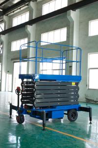 China Building Upright Hydraulic Aerial Work Platform Lifter 125 Kg 450kg 10M Auxiliary Equipments wholesale