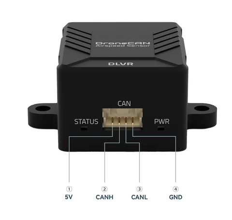 Holybro High Precision DroneCAN Airspeed Sensor Pressure Measurement Module Precision Airspeed for UAVs Planes VTOLs Vehicles