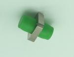 FC APC fiber opitc adapter simplex singmode green