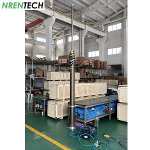 China 12m pneumatic telescopic mast 30kg payloads 2.55m closed height, work for antenna wholesale