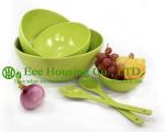 Eco-friendly Bamboo Fiber Salad Bowl Factory In China,Bamboo Fiber Dinnerware
