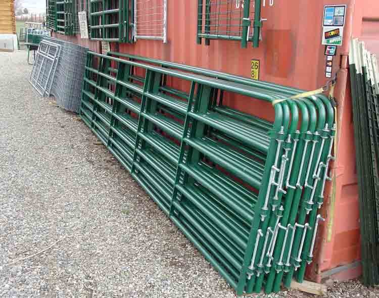 Heavy duty oval rail hot dip galvanized steel cattle panel / livestock panels