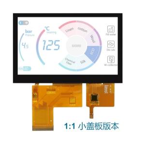 China 16.7M Color 40 Pin 4.3 Inch Touch Screen , 300cd/M2 Capacitive Touch Display wholesale