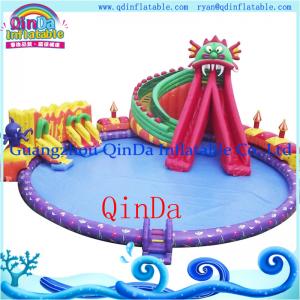 China Octopus Inflatable Water Slide with Swimming Pool inflatable slide for pool on sale