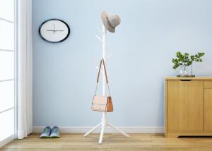 China Freestanding Triangle Hat Coat Stand Clothes Hanger Stand Wooden wholesale