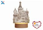 Colorful Custom Acrylic Gifts 3D Night Lamp For Christmas Gift ROHS Approved