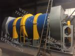 Steam Heating Sand Rotary Dryer Low Temperature Drying Remote Control
