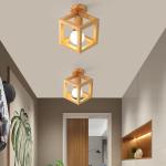 Nordic Wood Ceiling Lamp for Hallway Entrance Balcony Corridor Hallyway ceiling