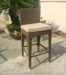 Luxury All Weather Resin Wicker Bar Set For Home Patio / Balcony