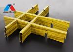 Aluminum Alloy Decorative Grid Ceiling RAL Color For Office Hall Interior
