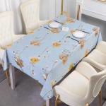 137cm*20m Waterproof Blue Golden Dining Wedding Nonwoven Waterproof Table Cloth