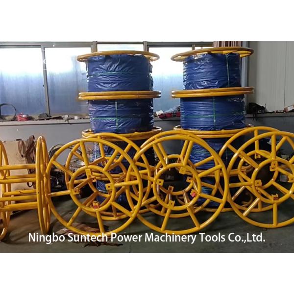 Anti Twisting Galvanized Braided Steel Wire Rope Overhead Conductor Stringing